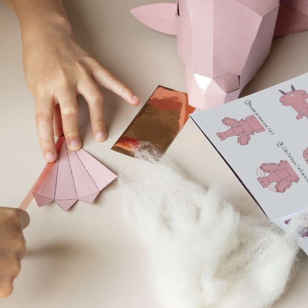 L'atelier imaginaire : Kit créatif enfant Licorne - 100% Green